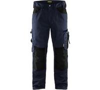 Pantalon artisan BLAKLADER Sans poches flottantes T.52 - MARINE FONCE/NOIR - 155618608699-52