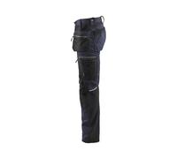 Pantalon artisan Blaklader stretch 1599 bleu marine et noir - 159918608699C 46