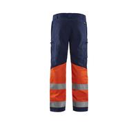 Pantalon artisan haute-visibilité +stretch 1551 Marine/Orange fluo Blaklader - 155118118953C 52
