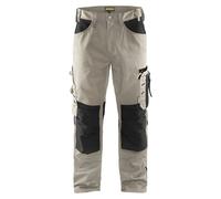 Pantalon artisan sans poches flottantes beige/noir T40 - BLÅKLÄDER - 155618602799C46