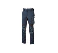 U-POWER | Pantaloni da Lavoro Uomo ATOM, Idrorepellenti, Protezione Ginocchia, Alta Traspirabilità, 90% nylon 10% spandex