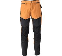 Pantalon avec poches genouillères MASCOT Ultimate - Brun/noir - Taille 62 - Entrejambe 82 - 22379-311-5409-82C68