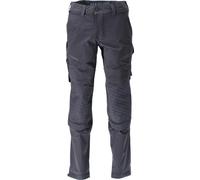 Pantalon avec poches genouillères Noir bleu, taille 82 C40 MASCOT 22378-311-010