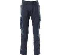 Pantalon avec poches genouillères Noir bleu, taille 82 C48 MASCOT 18379-230-010