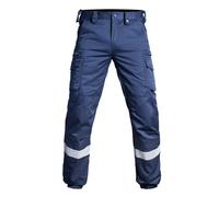Pantalon cargo bas élastiqué A10 Equipment V2 Sécu-One Hv-Tape Bleu 44