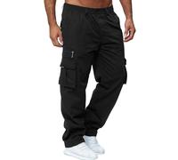 Pantalon Cargo Homme Militaire Tactique Randonnée Chasse Pantalons de Travail Séchage Rapide Décontracté Coupe Ample Résistant Extensible Stretch Multi-poches Large Unie Pantalons de Sport Survetement