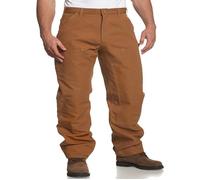 Pantalon Carhartt - .B01.BRN.S463 - Pantalon de Travail en Toile Lourde Rigide Doublee A L'Avant Loose Fit Homme 44