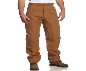 Pantalon Carhartt - .B01.BRN.S463 - Pantalon de Travail en Toile Lourde Rigide Doublee A L'Avant Loose Fit Homme 44