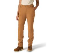 Pantalon Carhartt pour femmes, modèle Rugged Flex, coupe décontractée, en toile double épaisseur, couleur marron