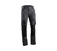 LMA Lebeurre Pantalon COSMOS Gris 1806 Stretch Multipoches Genouillères T.44