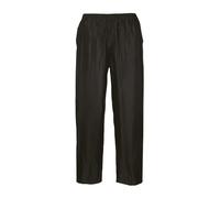 Portwest Pantalon de pluie S441 Imperméable coutures étanchées ceinture élastiquée Homme Noir 6XL