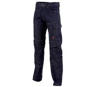 Pantalon de travail ALICKI multipoches en jean 1STNJN bleu marine T38 LAFONT LA-1STNJN-6-1-38
