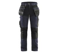 Pantalon artisan Blaklader stretch 1599 bleu marine et noir - 159918608699C 40