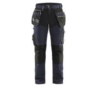Pantalon artisan Blaklader stretch 1599 bleu marine et noir - 159918608699C 44