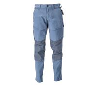 Mascot Workwear Pantalon de travail Customized 22379-311/2 avec poches genouillères Bleu gris 56-90