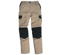 Pantalon de travail beige et noir Mach 5 DeltaPlus, taille XXXL