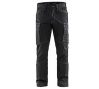 Blakläder Pantalon Service Denim 14591142 avec stretch Noir Taille C52