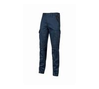 U-Power Pantalon de travail GUAPO Westlake Blue Slim fit coton stretch 98% coton 2% spandex Taille M