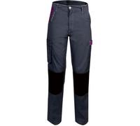 Pantalon de travail femme Gris Violet - FASHION SECURITE - Gris - Femme - Adulte XS