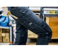 Pantalon de travail femme Harpoon Multi Stretch Ruby T.36 bleu - BOSSEUR - 11934-001