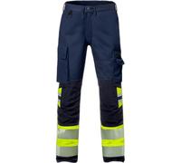 Fristads Pantalon stretch haute visibilité cl. 1 2705 PLU jaune haute visibilité/marine C64