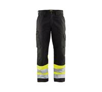 Pantalon de travail haute visibilité femme Blaklader Noir 42