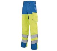 Pantalon de travail haute visibilité IRIS WORK VISION 2 jaune fluo/bleu azur T3 - - LA-1HVNXCP-6-592-3