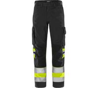 Pantalon de travail haute visibilté classe 1 Fristads Green 2668 GPLU Jaune D120