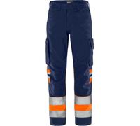 Pantalon de travail haute visibilté classe 1 Fristads Green 2668 GPLU Orange C152
