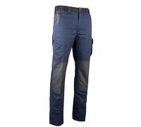 Pantalon de travail Hercule multipoches bleu foncé/gris foncé T58 LMA LEBEURRE 1822-T58