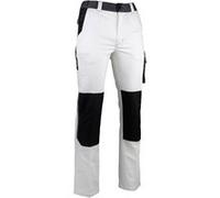 Pantalon de travail VAISSEAU multipoches blanc/gris T48 LMA LEBEURRE 1850-T48