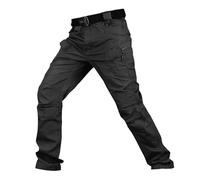 Pantalon de travail pour homme - Coupe ajustée - Extensible - Avec plusieurs poches - Pour la gym, la course, la marche ou la randonnée