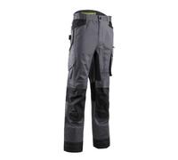 Pantalon de travail renforcé stretch multipoches BARU gris et jaune XL Coverguard