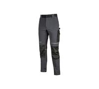 Pantalon de travail slim résist en nylon gris foncé ATOM TL U-Power