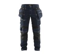 Blåkläder X1900 Pantalon De Travail En Denim Stretch 1990 - Bleu Marine/noir - Taille 58 (XXL)