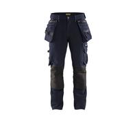 Pantalon de travail X1900 artisan stretch 4D marine foncé/noir T52 BLÅKLÄDER 199816448699C58