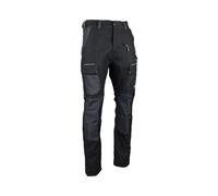 Pantalon de travail stretch Cortex avec poches genouillères - Noir - LMA - 1783