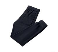 Pantalon Harem Hommes Doublure Polaire Taille Large | pour velours côtelé épais, doublure polaire chaude, tailles L à 4XL, coupe ample harem, confort hiver(Black XL)