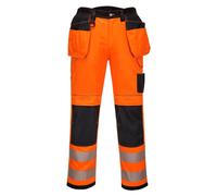 Pantalon haute visibilité Portwest T501 PW3 Orange/Black Taille 32