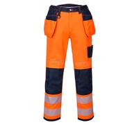 Pantalon haute visibilité Portwest T501 PW3 Orange/Navy Short T. 42