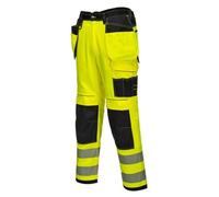 Portwest T501 Pantalon HV PW3 poches flottantes Jaune/Noir - Taille 28 - Standard