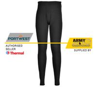 Portwest B121 Pantalon Thermique Noir - Taille 4XL