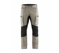 Blaklader 14591845 Service Pantalon Stretch, Pierre/Noir, taille C58