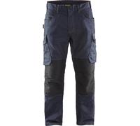 Pantalon maintenance denim stretch 2D marine/noir T46 - BLÅKLÄDER - 149711418999C52