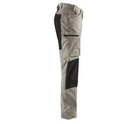 Pantalon maintenance polycoton stretch beige/noir T46 - BLÅKLÄDER - 145918452799C52