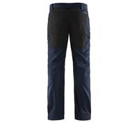 Pantalon maintenance polycoton stretch marine fonce/noir T38 - BLÅKLÄDER - 145918458699C44