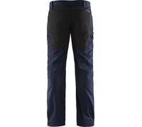 Pantalon maintenance polycoton stretch marine fonce/noir T52 - BLÅKLÄDER - 145918458699C58