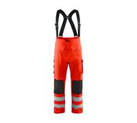 Pantalon pluie à bretelles haute-visibilité niveau 2 13022003 - Couleur et taille au choix