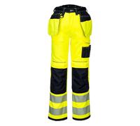 Portwest PW306 Pantalon PW3 Stretch Holster haute-visibilité Jaune/Noir - Taille 28 - Standard