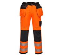 Portwest PW306 Pantalon PW3 Stretch Holster haute-visibilité Orange/Noir - Taille 30 - Standard